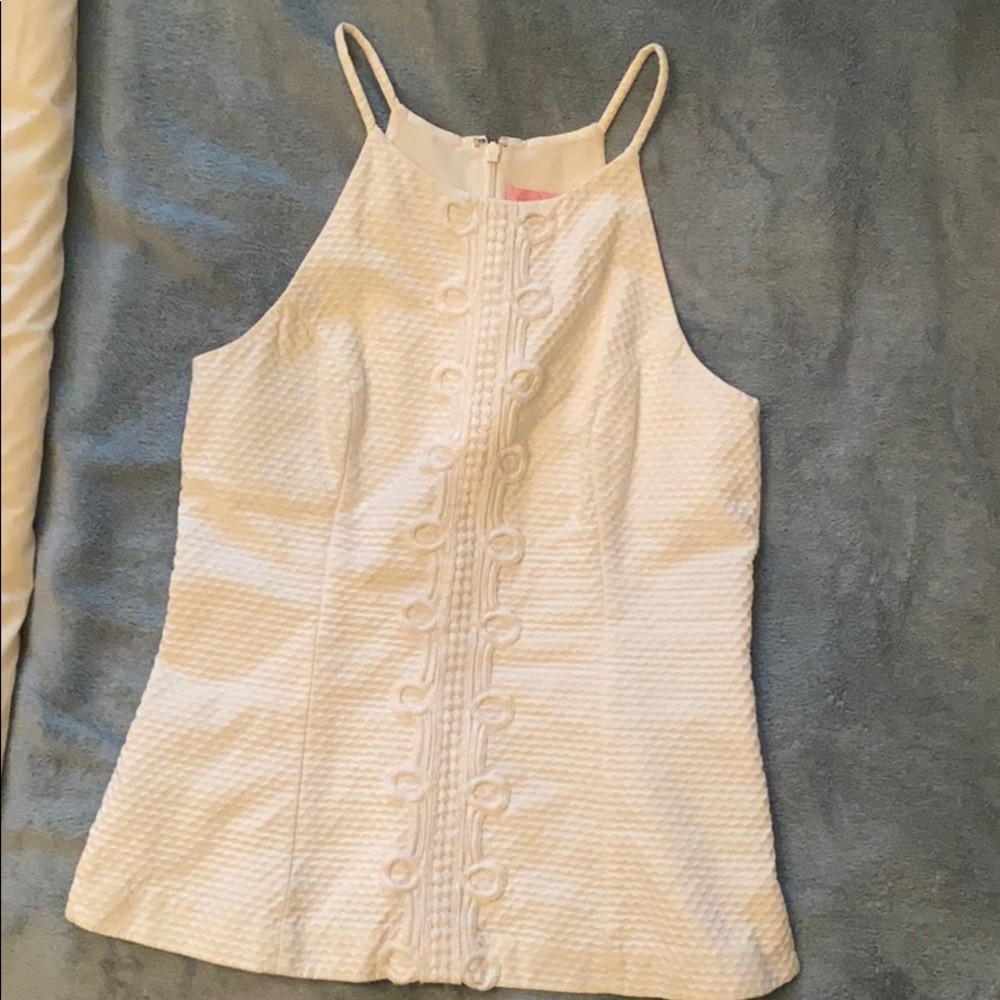Lily Pulitzer white top